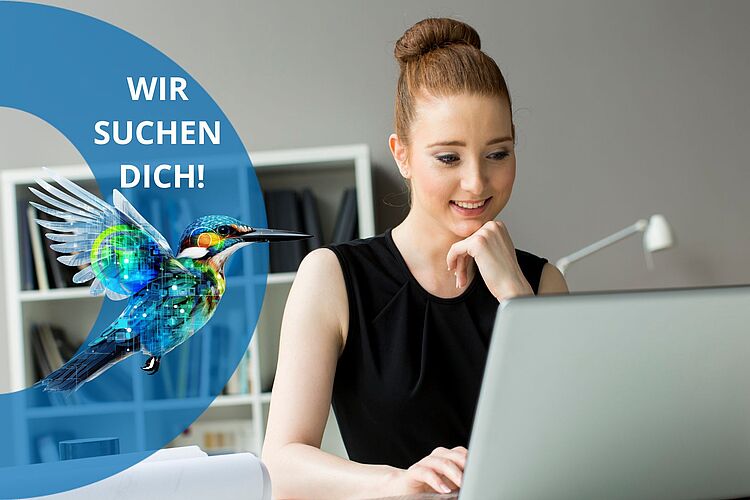 Zufriedene Mitarbeiterin