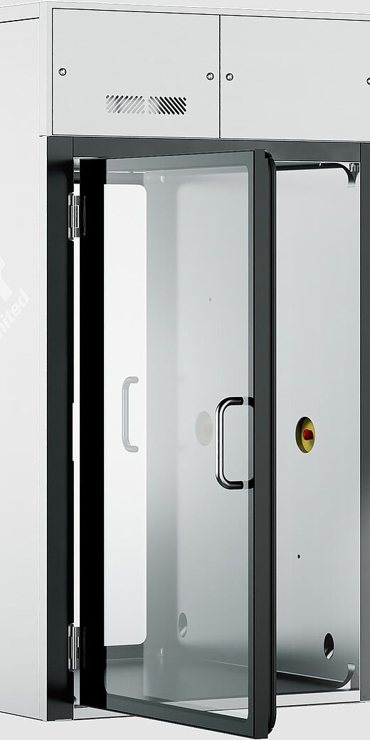 H₂O₂-Schleuse, befahrbar H₂O₂-Schleuse, befahrbar