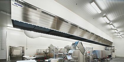 DecAx laminar flow system for production lines 