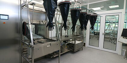A photo of the RABS System for production quality 